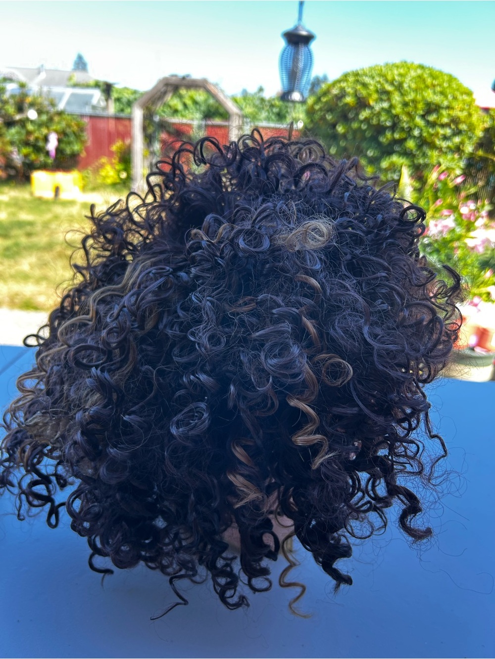 Dark Brown Curly Women's Hairpiece - Natural-Look Curls new with tags